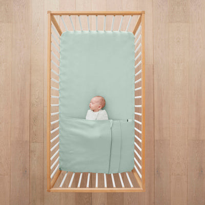 ErgoPouch - Baby Tuck Sheet - Cot - Sage