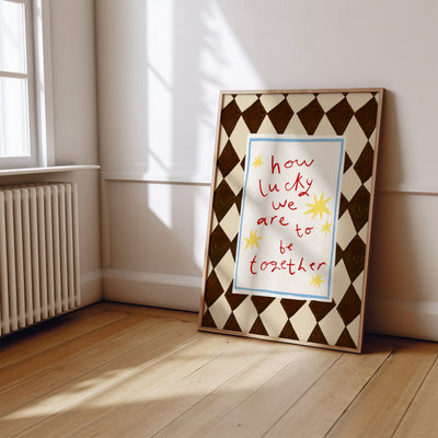 Yaya Studio How Lucky We Are Print