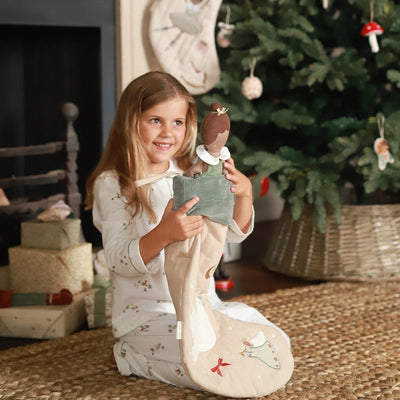 Avery Row Christmas Stocking - Dove