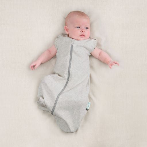 ErgoPouch Cocoon Swaddle Bag - Grey Marle - 0.2 TOG