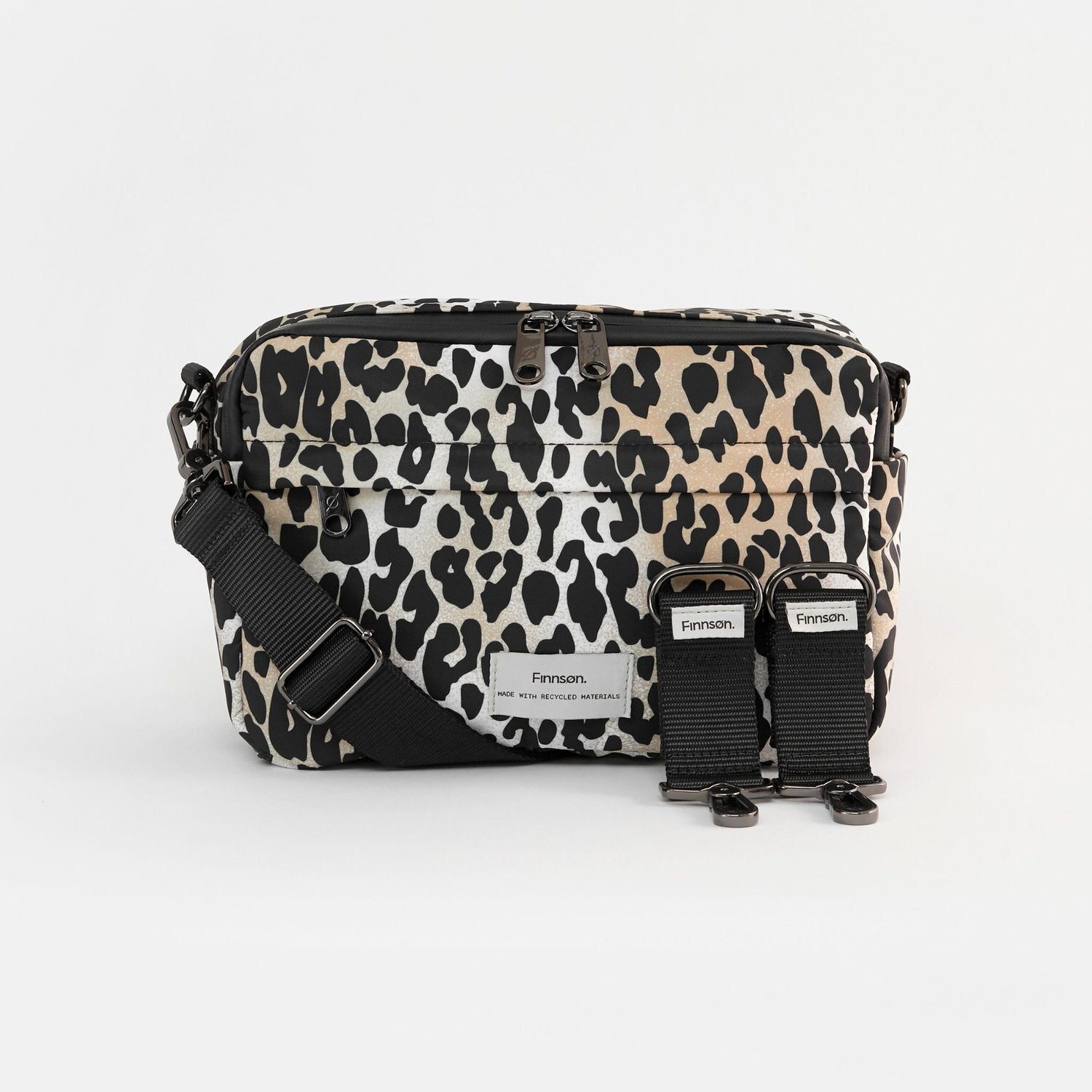 Finnsøn FRIDA Eco Stroller Organiser With Stroller Clips - Leopard ...