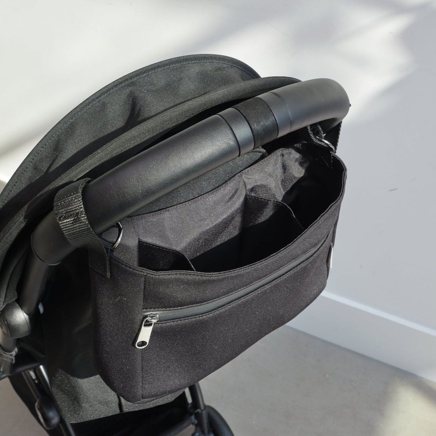 Finnsøn ODIN Eco Stroller Caddy With Built in Stroller Clips - Black ...
