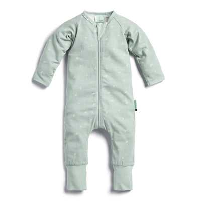 ErgoPouch Layers Long Sleeve Babygrow - Sage - 0.2 TOG