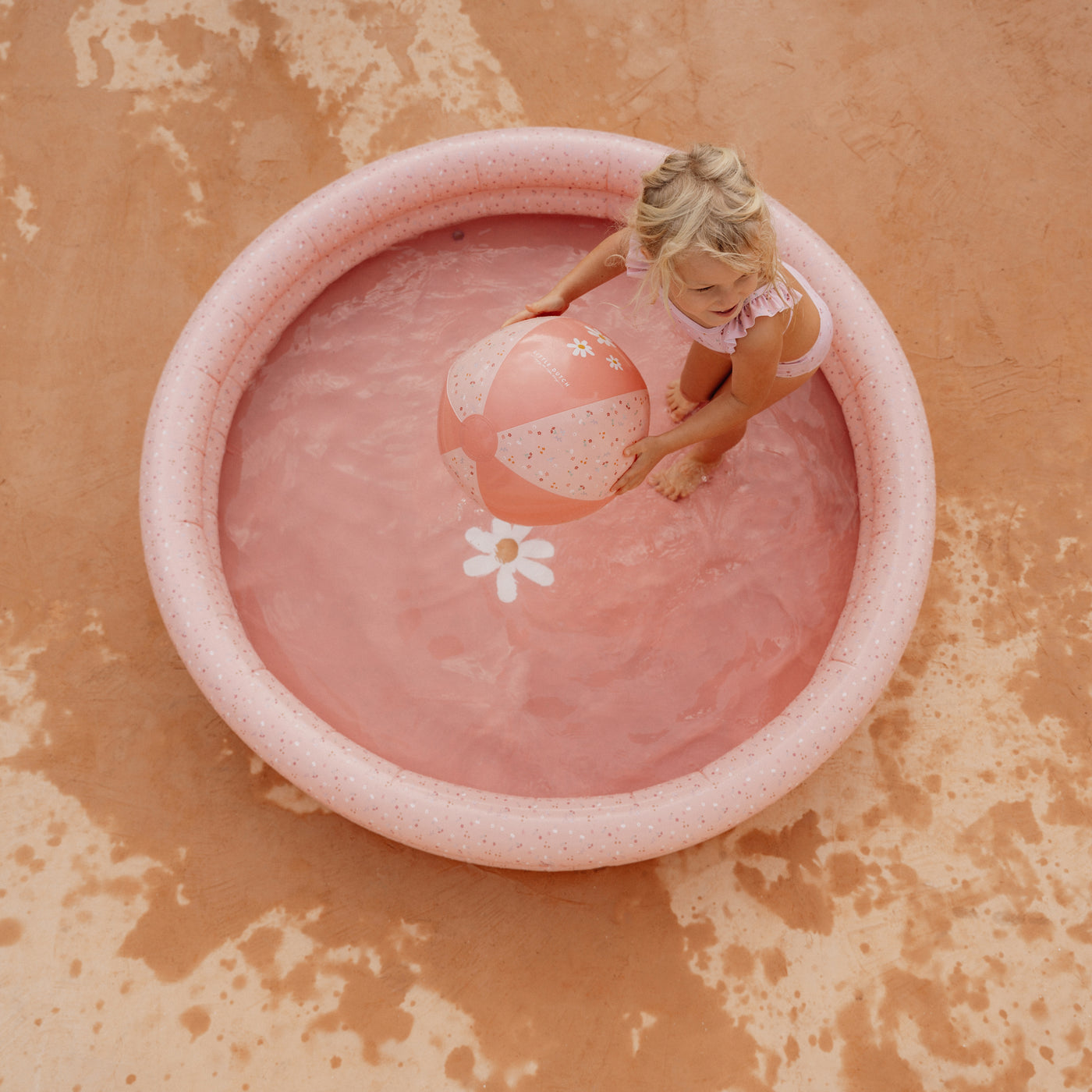 Little Dutch Little Pink Flowers Paddling Pool 150cm