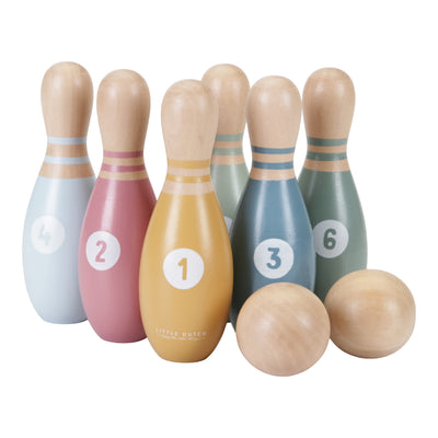 Little Dutch Wooden Bowling Set