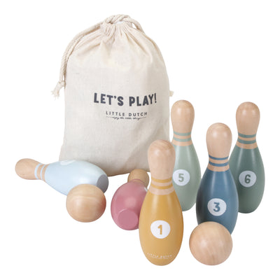 Little Dutch Wooden Bowling Set