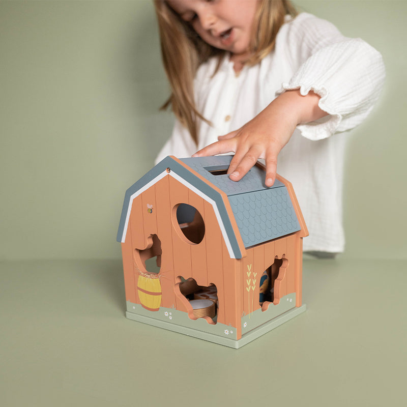 Little Dutch - Little Farm Wooden Shape Sorter