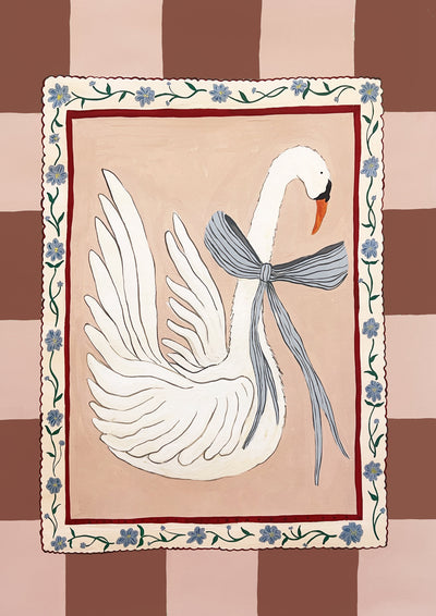 Yaya Studio Beautiful Swan Print