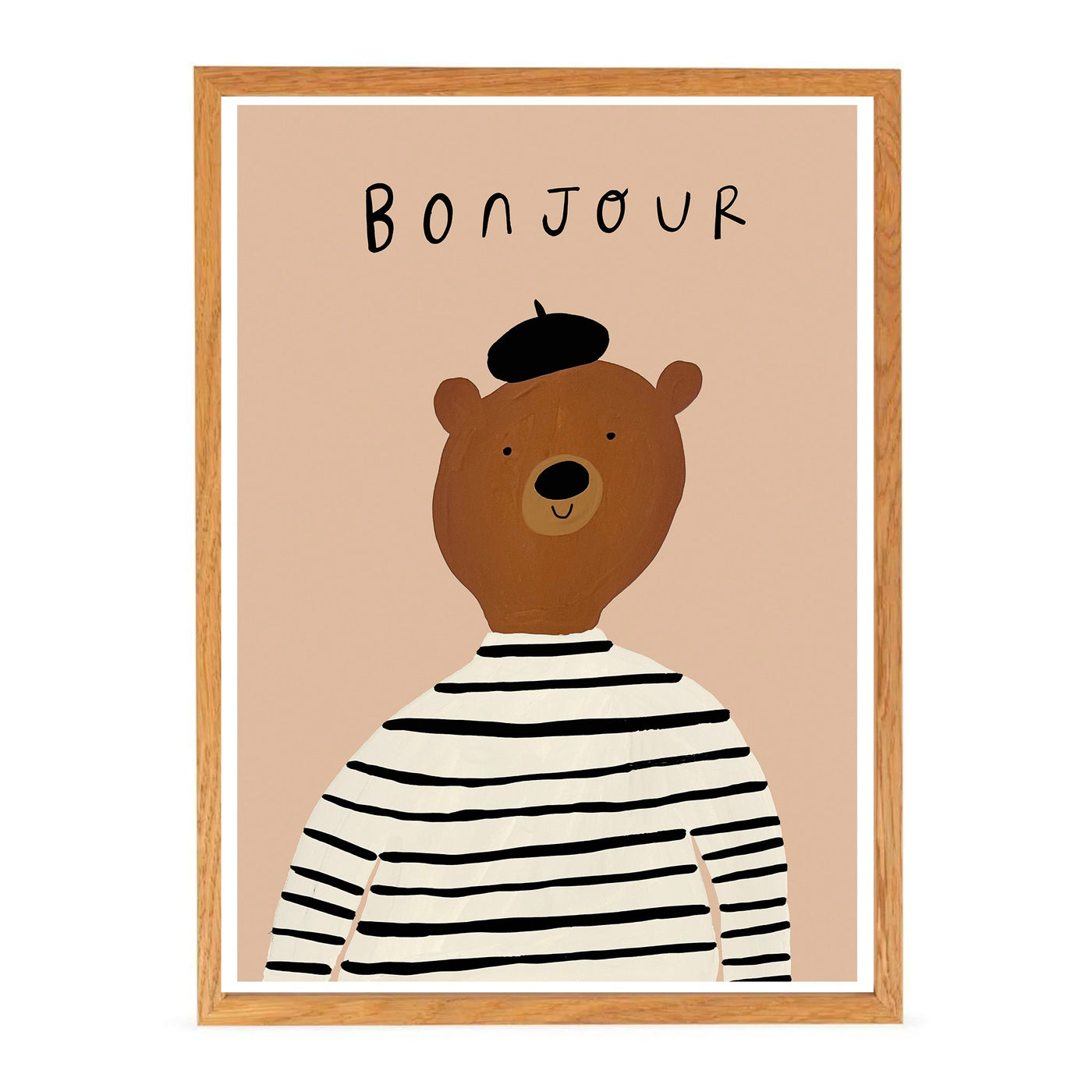 Yaya Studio Bonjour Bear Print