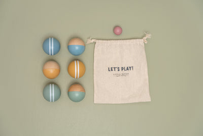 Little Dutch Wooden Boules Balls Set