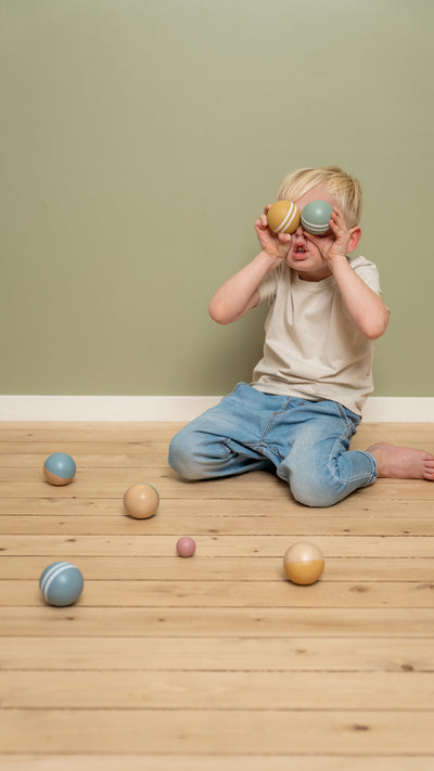 Little Dutch Wooden Boules Balls Set