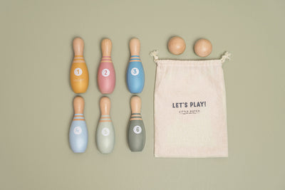 Little Dutch Wooden Bowling Set