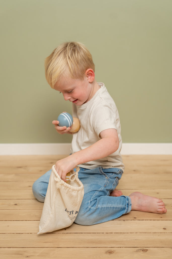 Little Dutch Wooden Boules Balls Set