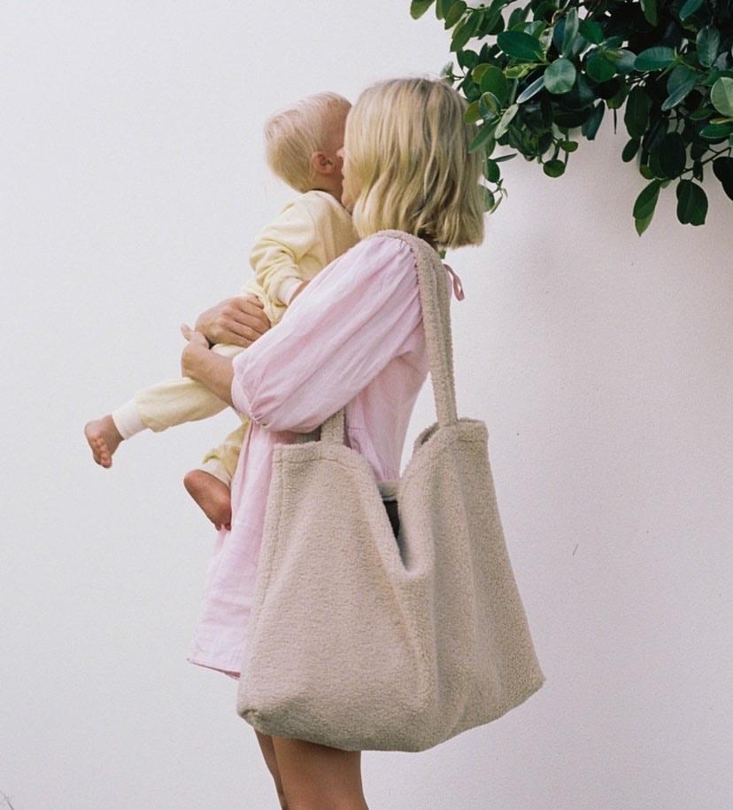 Studio Noos Ecru Teddy Mom Bag