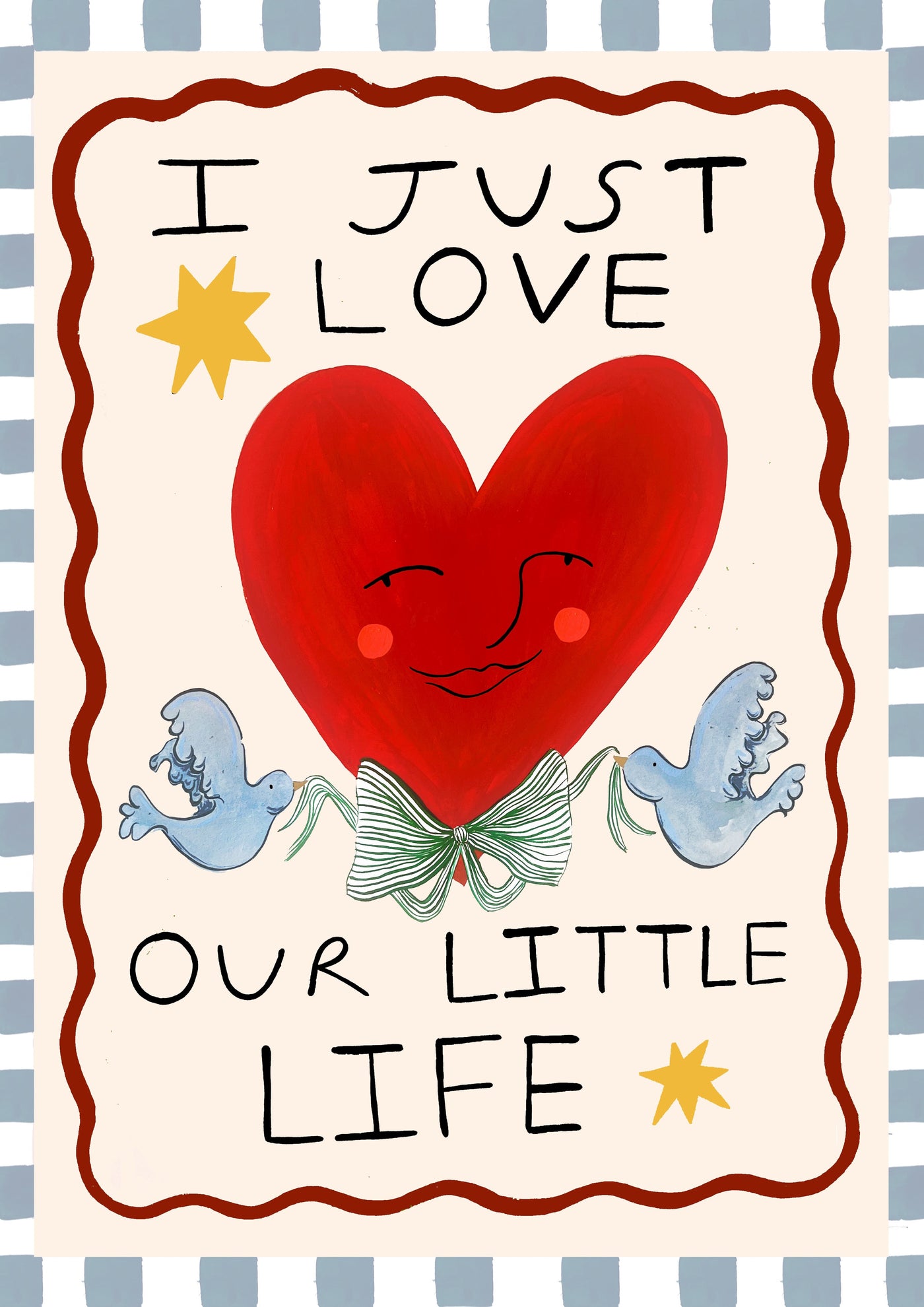 Yaya Studio I Just Love Our Little Life Print