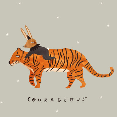 Yaya Studio Be Courageous Print