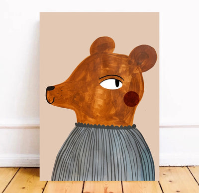 Yaya Studio Baby Bear Art Print