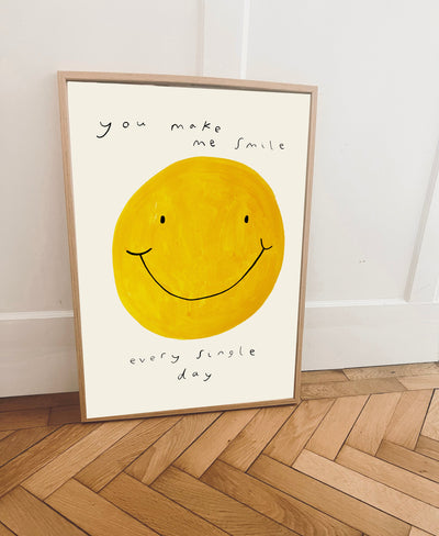 Yaya Studio You Make Me Smile Print
