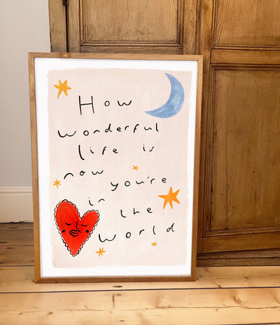 Yaya Studio How Wonderful Life Is Print