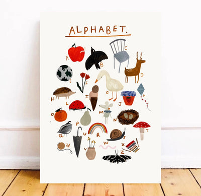 Yaya Studio Alphabet Art Print