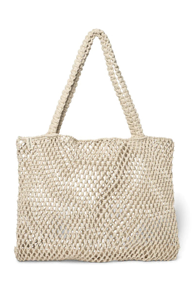 Studio Noos Neutral Macrame Mom Bag