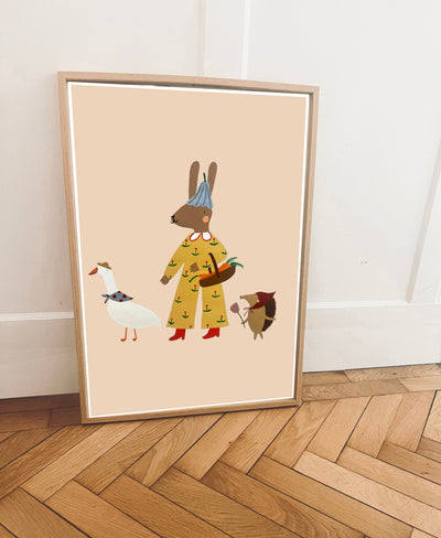 Yaya Studio Friendship Art Print
