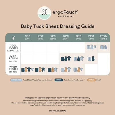 ErgoPouch Baby Tuck Sheet - Crib - Wheat