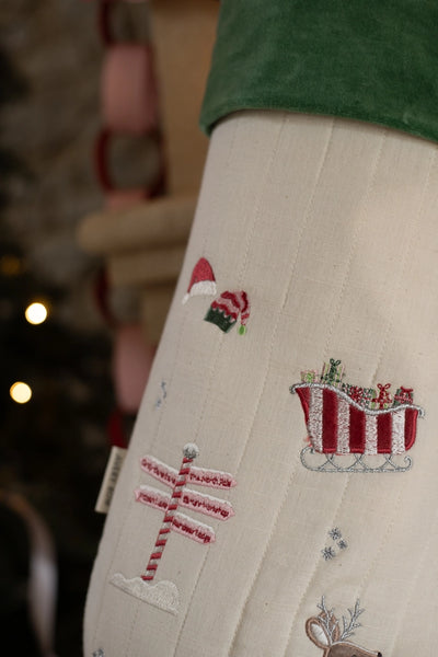 Avery Row Christmas Stocking - The North Pole