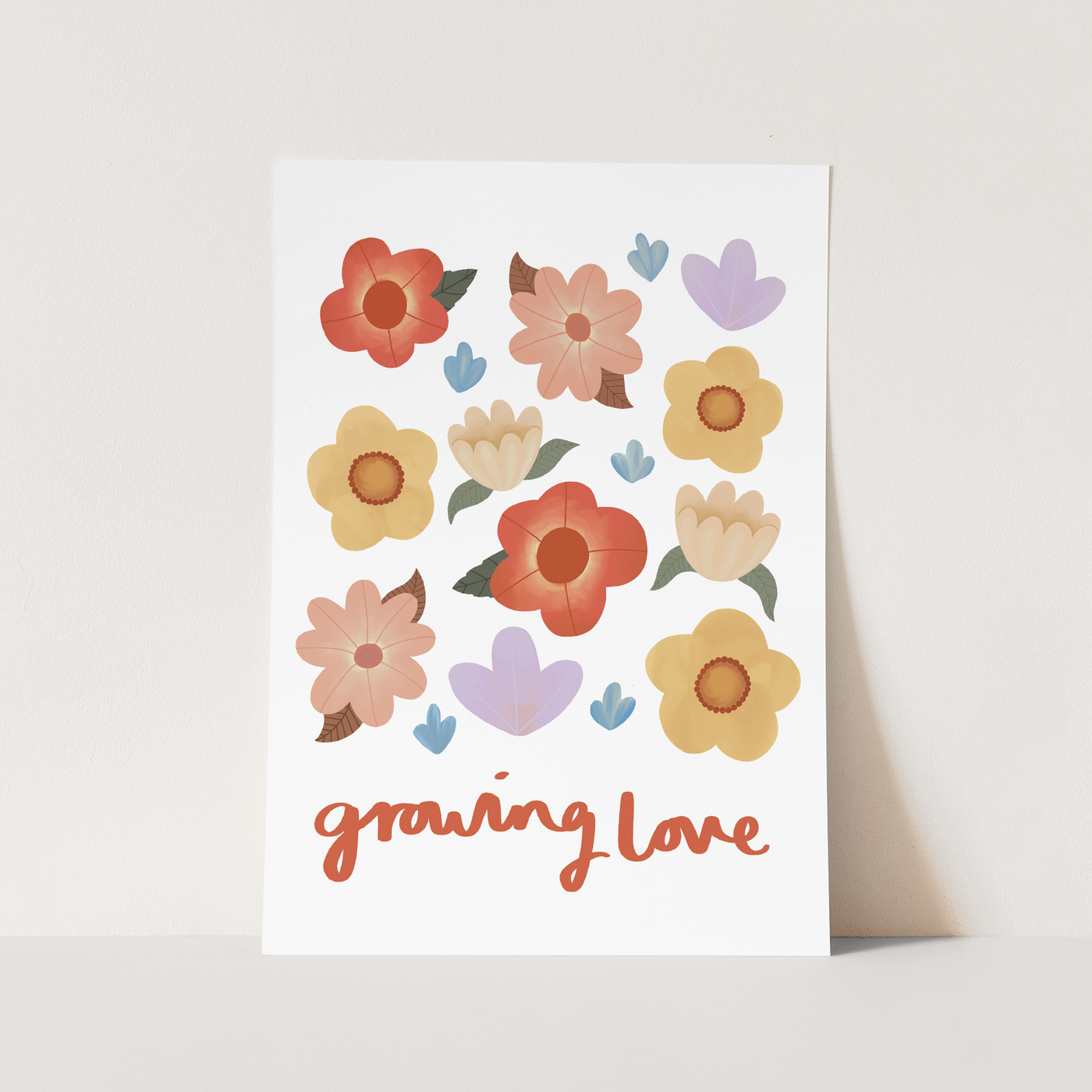 Growing love print