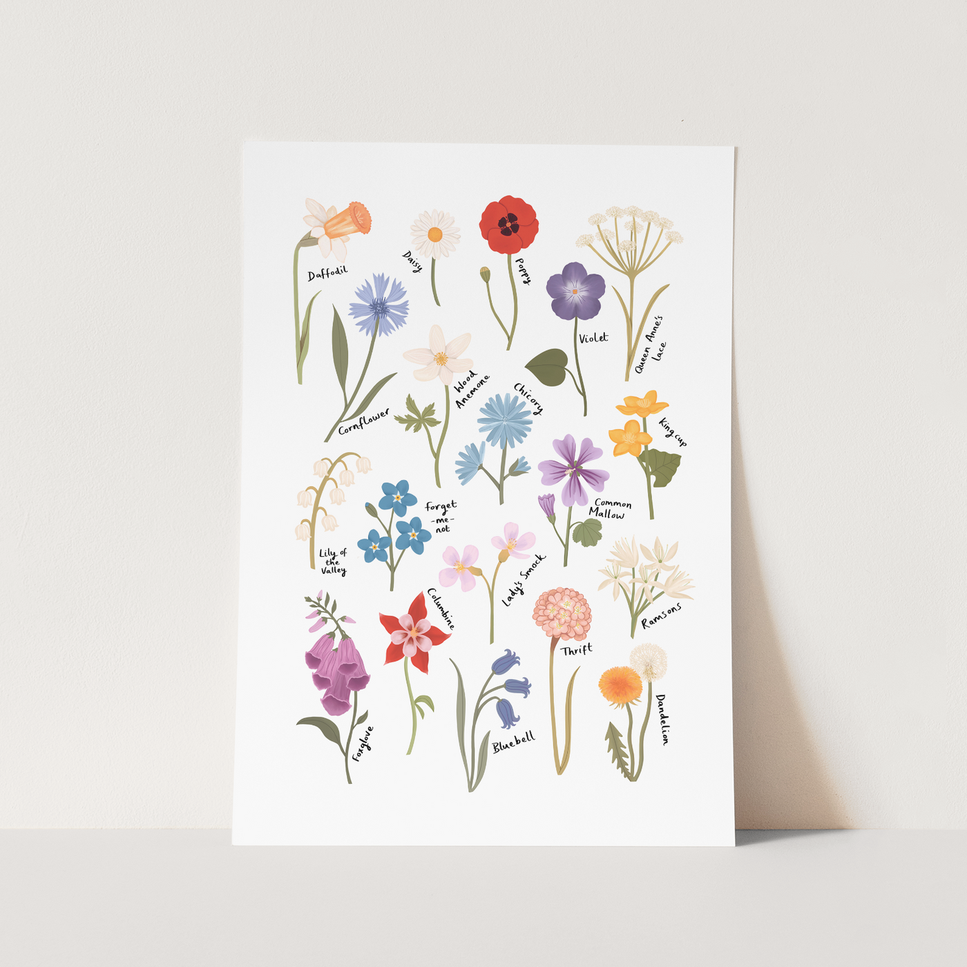 Wildflowers print