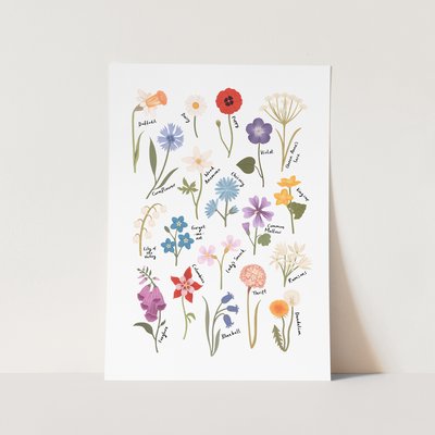 Wildflowers print