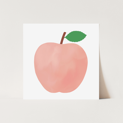 Pink apple print