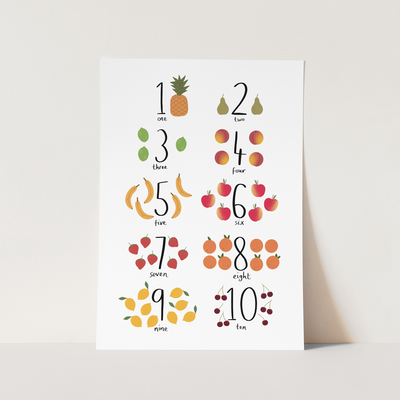 Counting fruit print