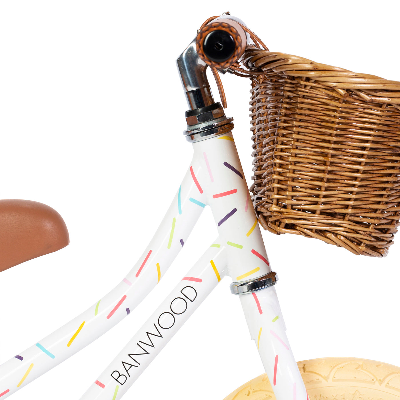 Banwood X Marest First Go Balance Bike - Allegra White