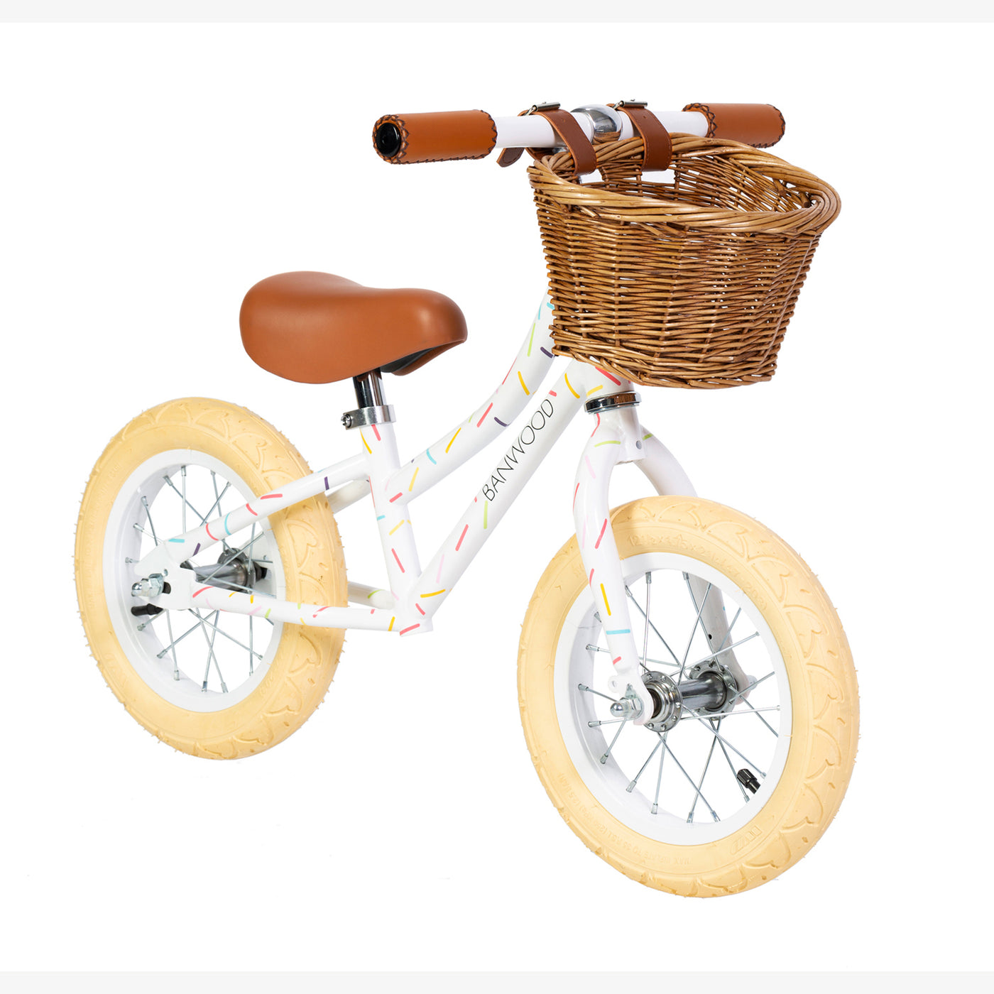 Banwood X Marest First Go Balance Bike - Allegra White