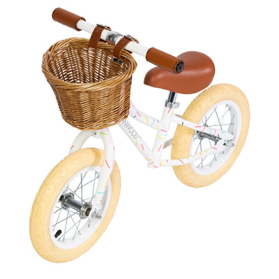 Banwood X Marest First Go Balance Bike - Allegra White