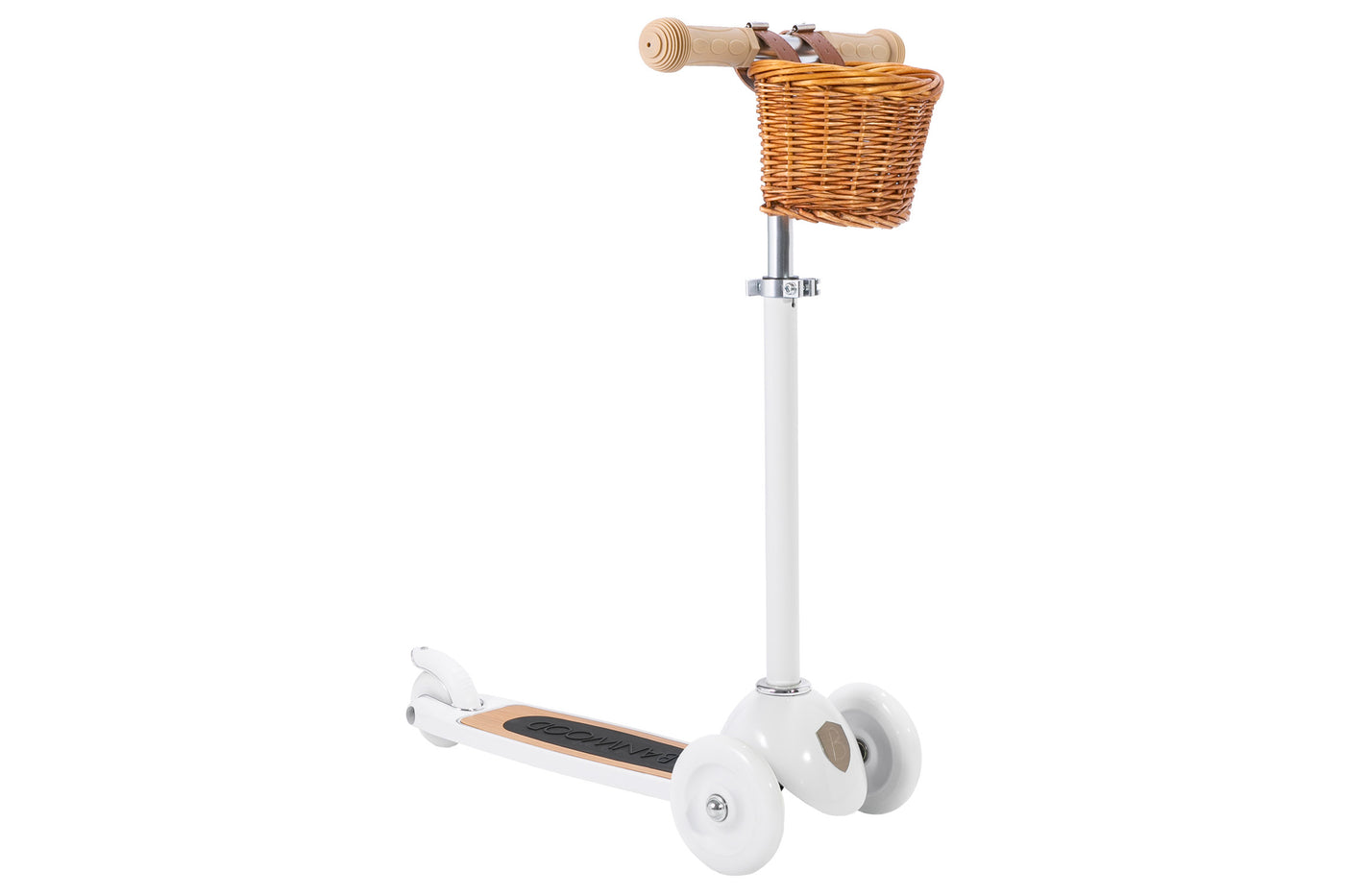 Banwood Scooter with Basket - White