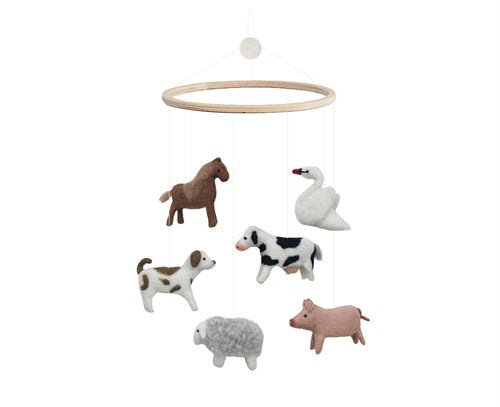 Gamcha Baby Mobile Farm Animals