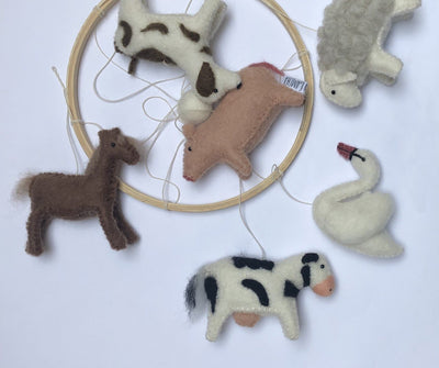 Gamcha Baby Mobile Farm Animals