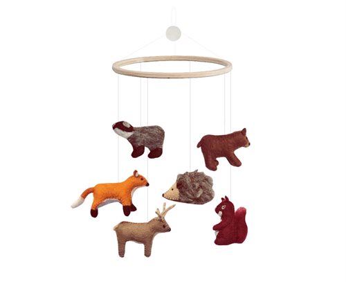 Gamcha Baby Mobile Woodland Animals