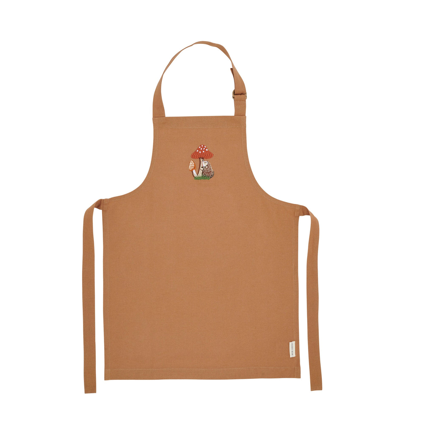 Avery Row Kid's Embroidered Apron - Woodland Hedgehog