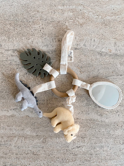 Konges Slojd Dinosaur Activity Ring Toy