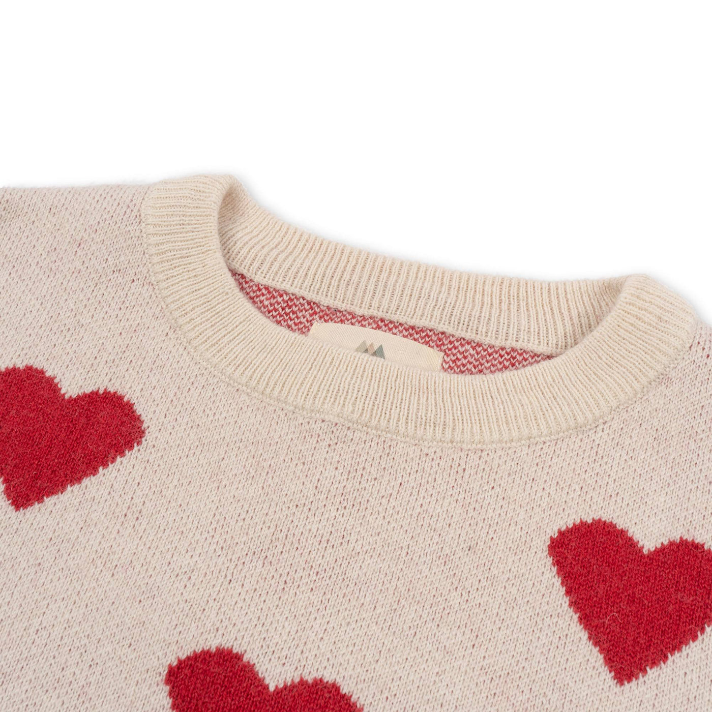 Konges Slojd Lapis Knit Jumper Buttercream Heart