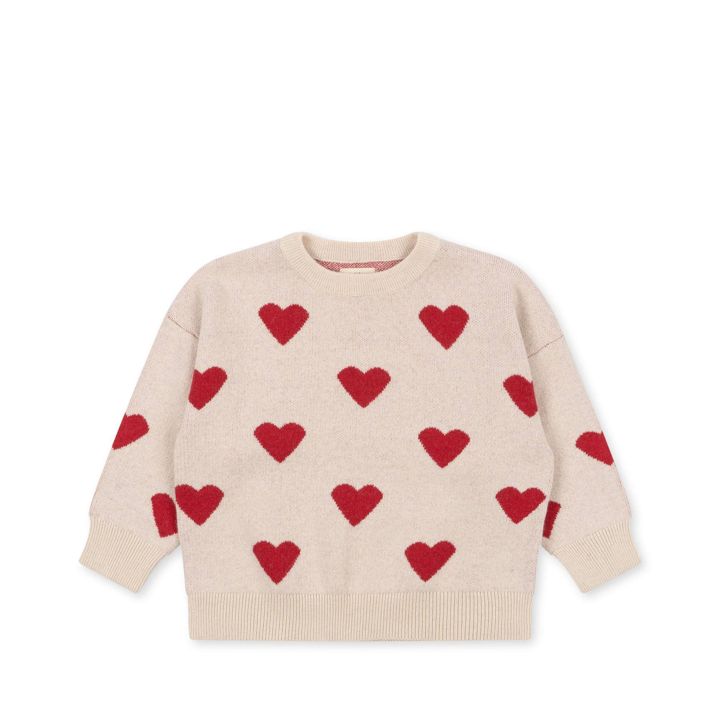 Konges Slojd Lapis Knit Jumper Buttercream Heart