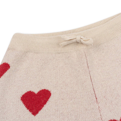 Konges Slojd Lapis Knit Pants Buttercream Heart