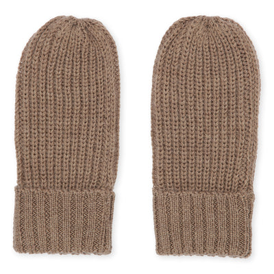 Konges Slojd Vitum Knit Mittens Iced Coffee