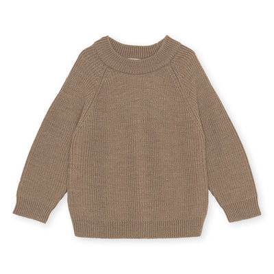 Konges Slojd Vitum Knit Jumper Iced Coffee