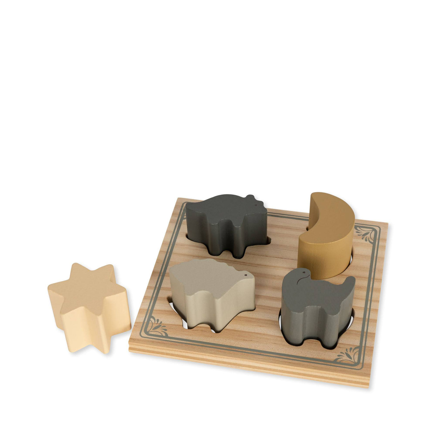 Konges Slojd Dinosaur Shape Sorter