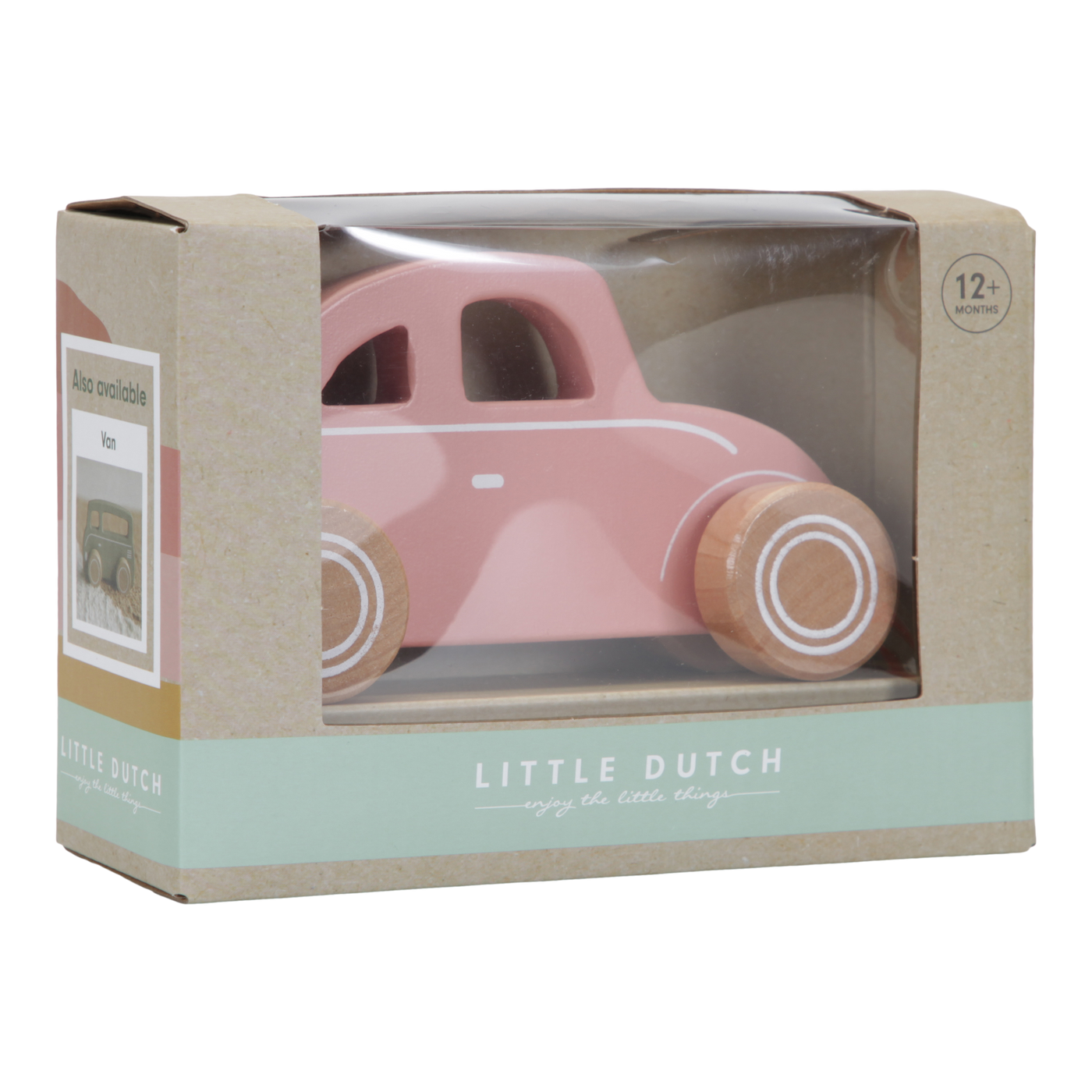 Little Dutch Wooden Pink Car