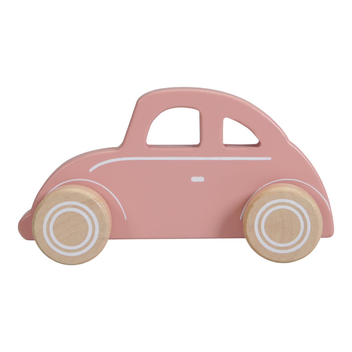 Little Dutch Wooden Pink Car